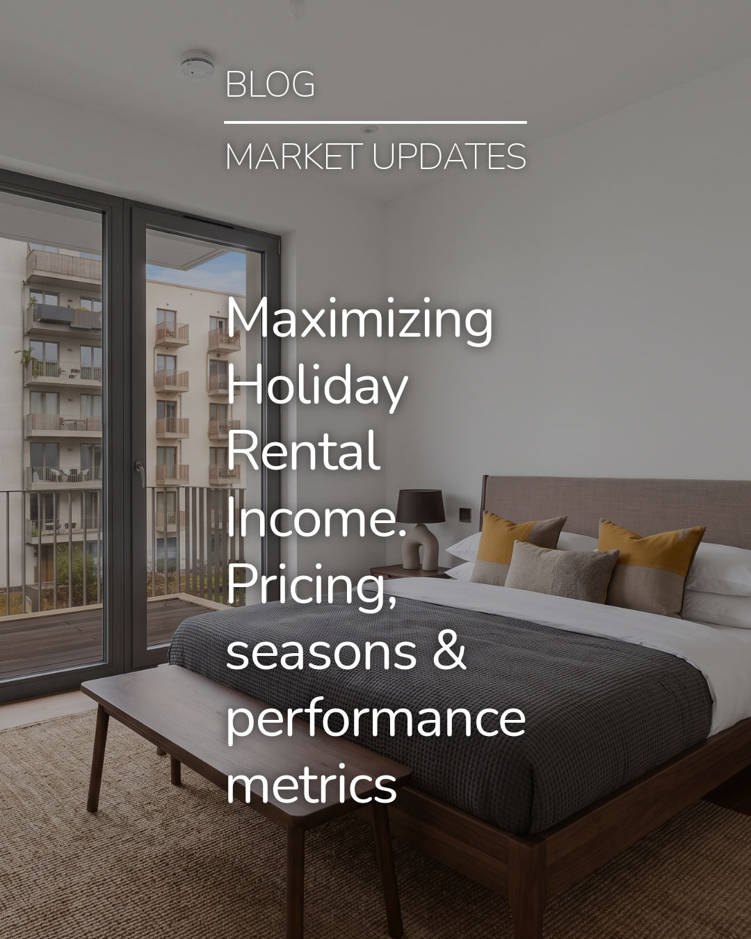 Maximizing Holiday Rental Income. Pricing, seasons & performance metrics