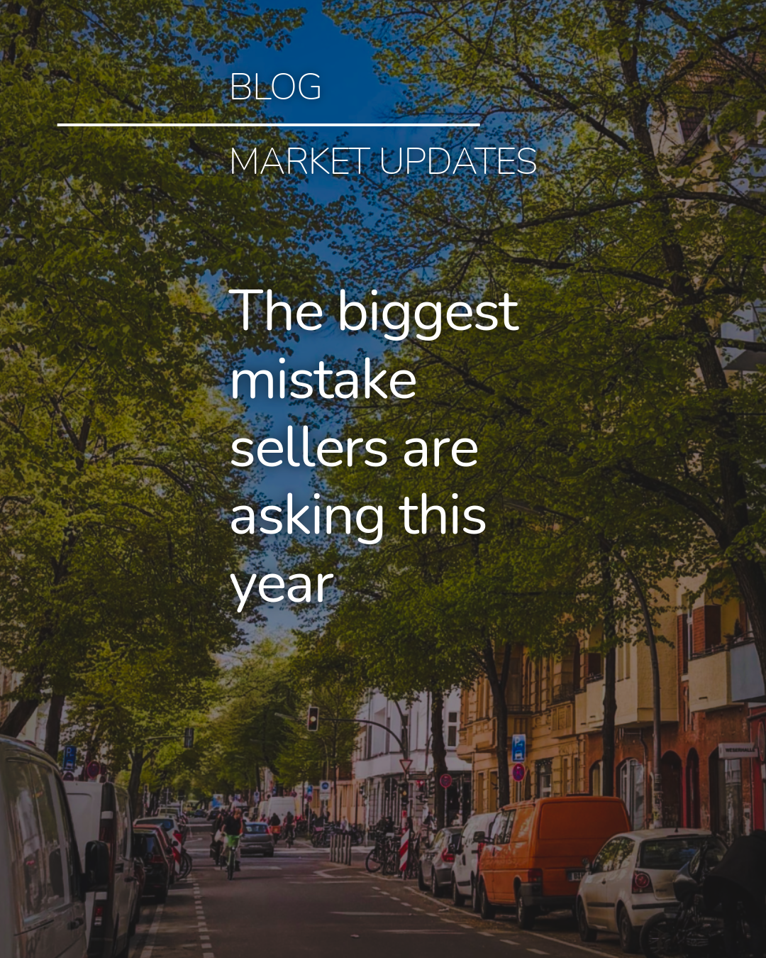 The biggest mistake sellers are asking this year