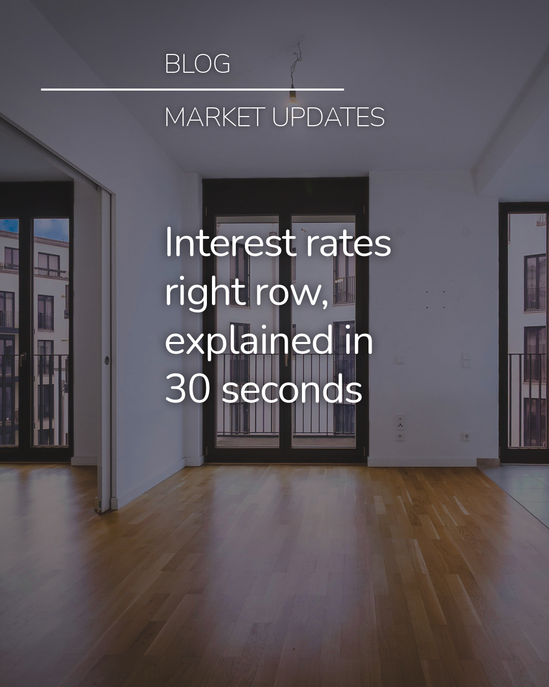 Interest rates right row, explained in 30 seconds