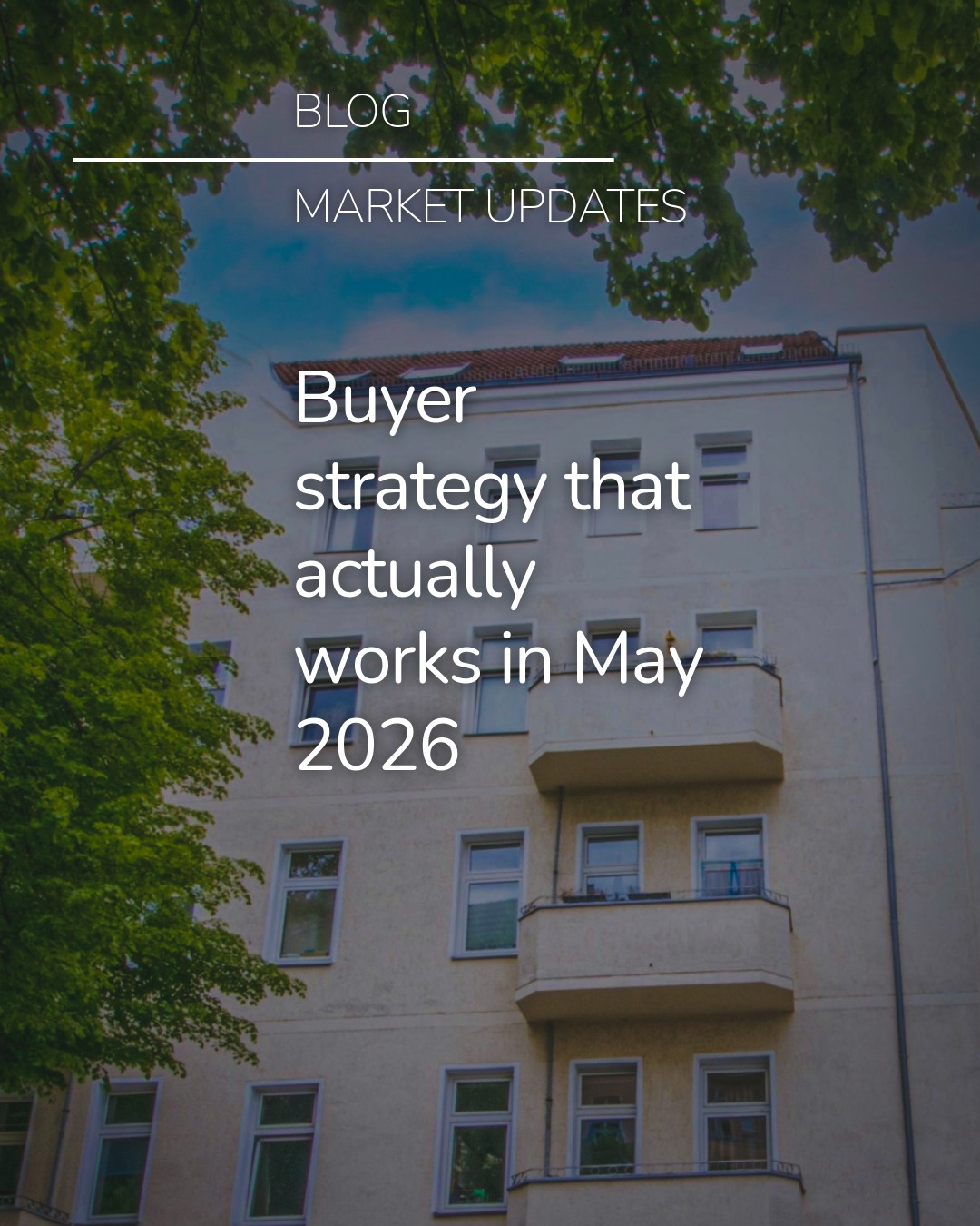 Buyer strategy that actually works in May 2026